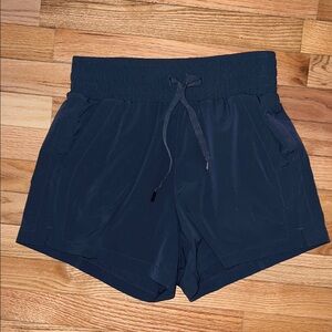 Spanx size small navy shorts